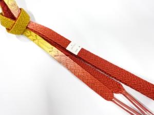 未使用品　正絹　手組帯締め